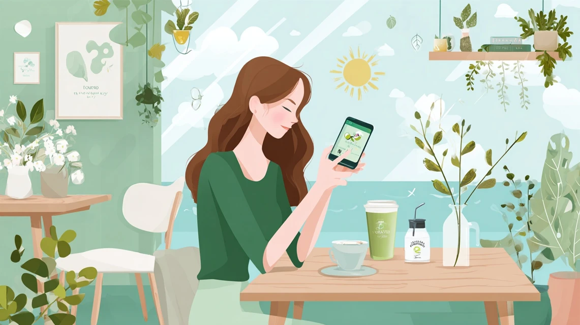 高尾山温泉の空いている時間を調べる日本人
