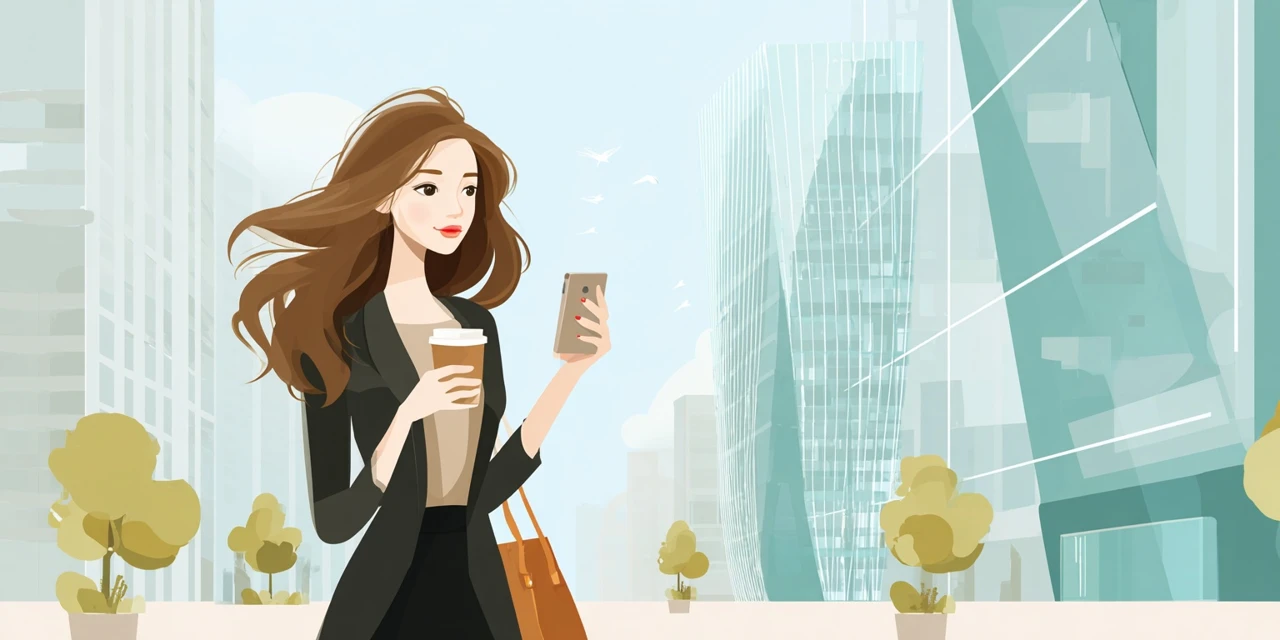 シュープラザ無料会員特典を確認する日本人
