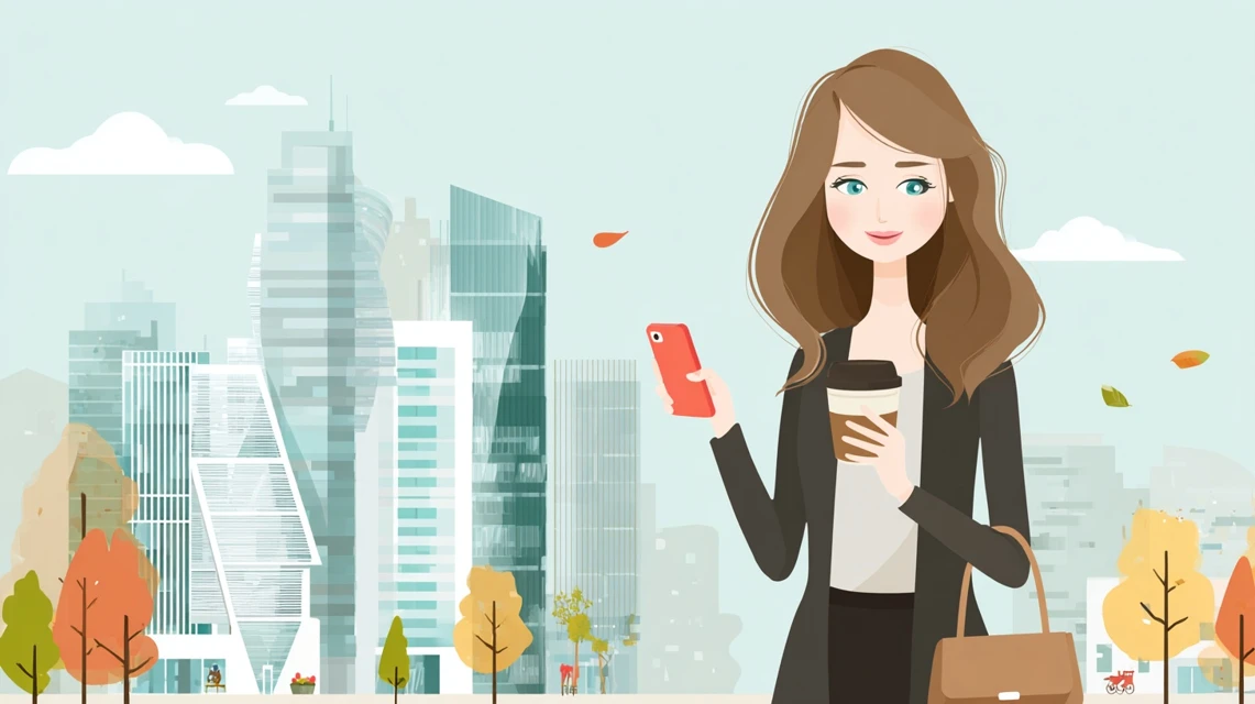 通常版とWedding版を比較する女性