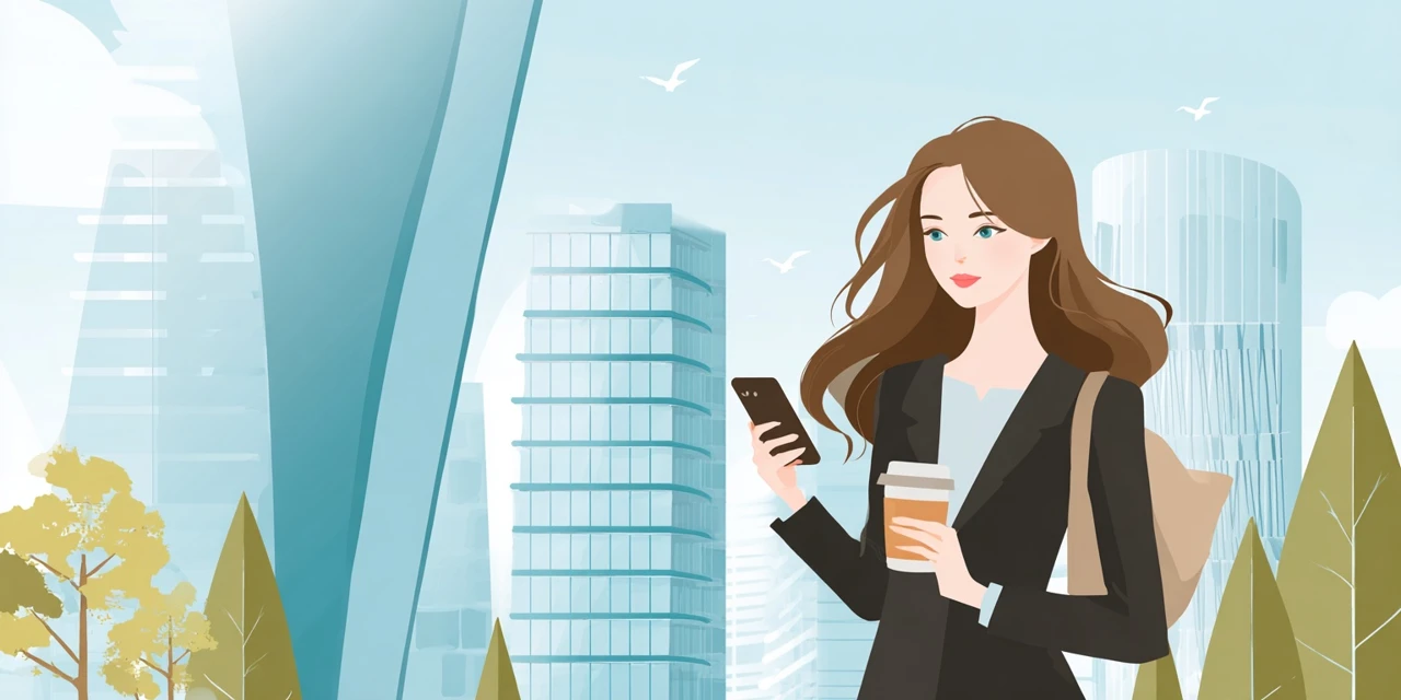 ザビッグのクーポンアプリ注意点を確認する女性
