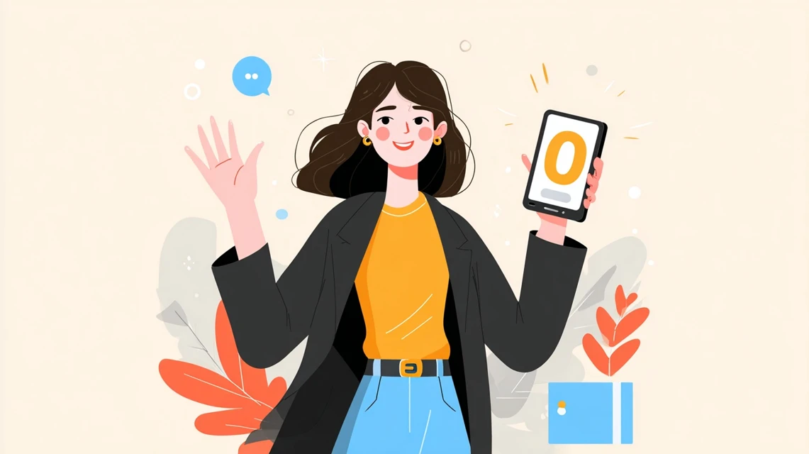 ポイントサイト併用効果を確認する女性
