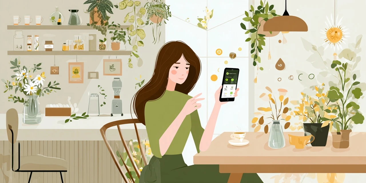 季節別いちご狩り料金表を見比べる女性
