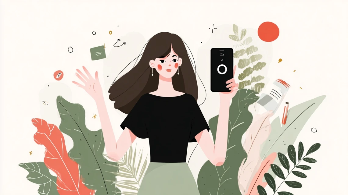 クーポン併用で安く買う女性
