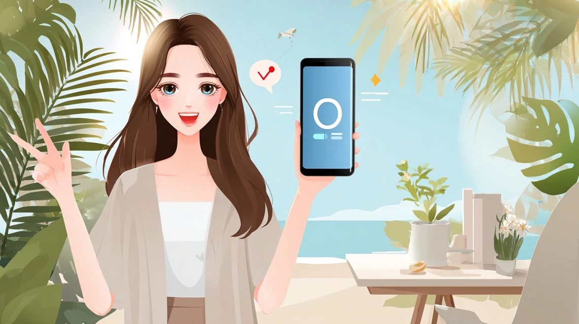 自分用購入のメリットを整理する女性
