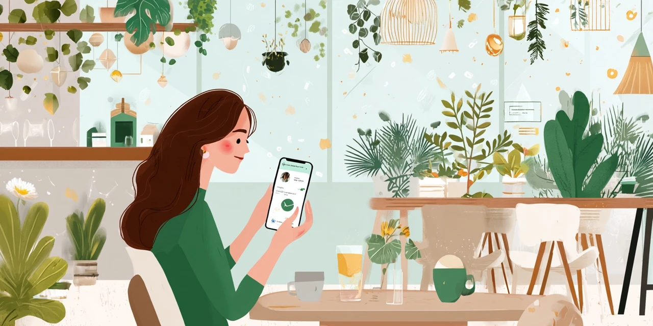 家族連れでおんくり日帰り温泉と家族風呂を楽しむ女性
