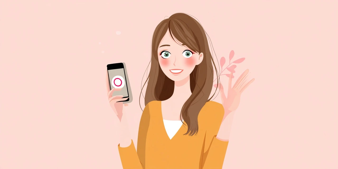 きんのぶた店舗エリアを調べる女性
