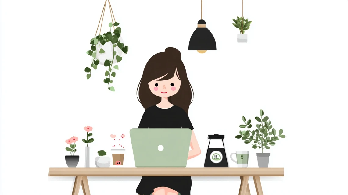 料金と時間帯を比較する女性
