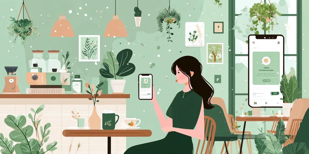 PayPayポイント付与時期を確認する日本人
