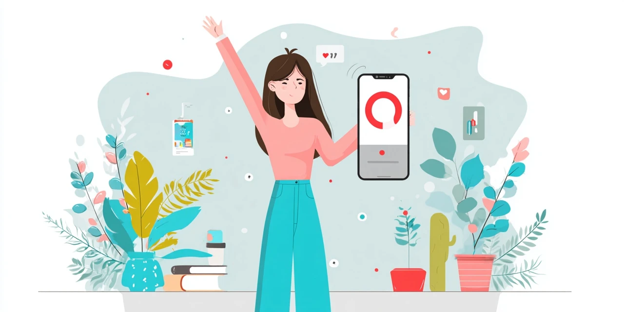 コークオンのクーポン仕組みを確認する女性
