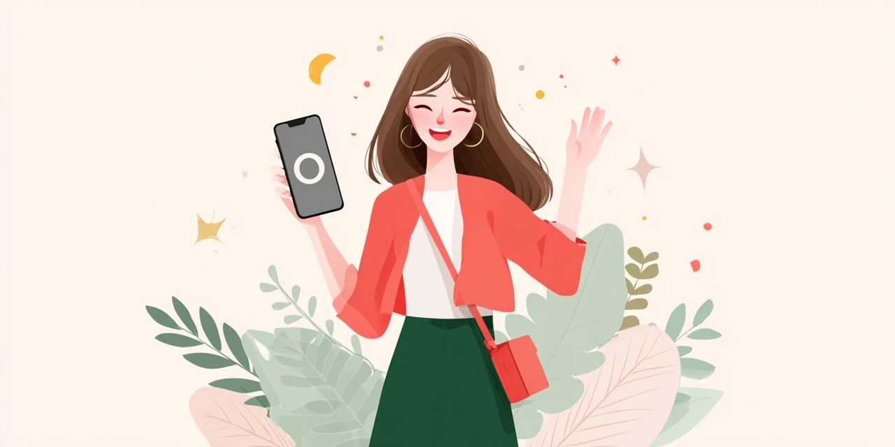 gu紹介コードで500円得する女性
