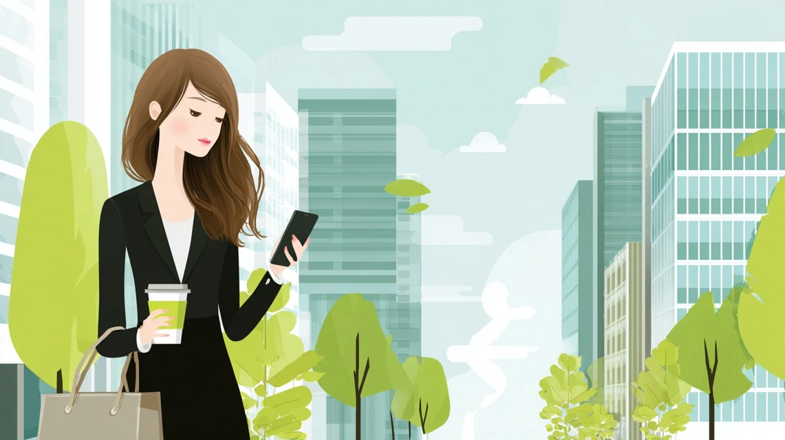 セブンでクーポンを1枚使う女性
