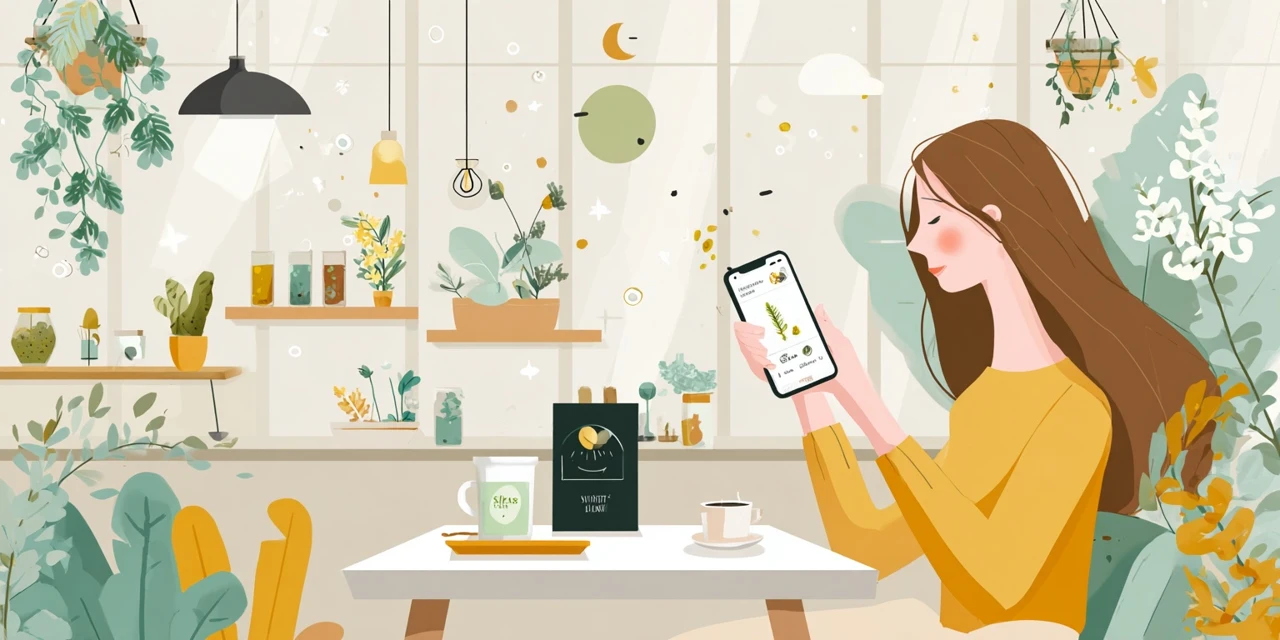 安全なコークオンクーポン入手法を確認する女性
