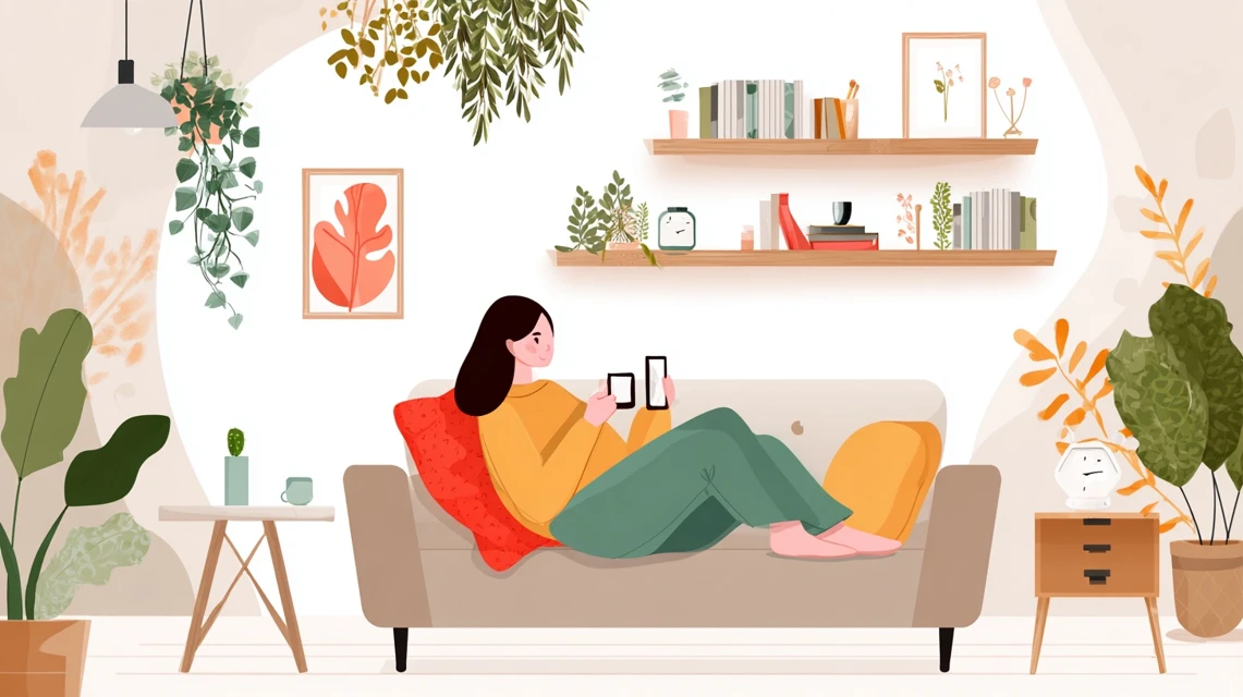 他サービス併用を検討する女性
