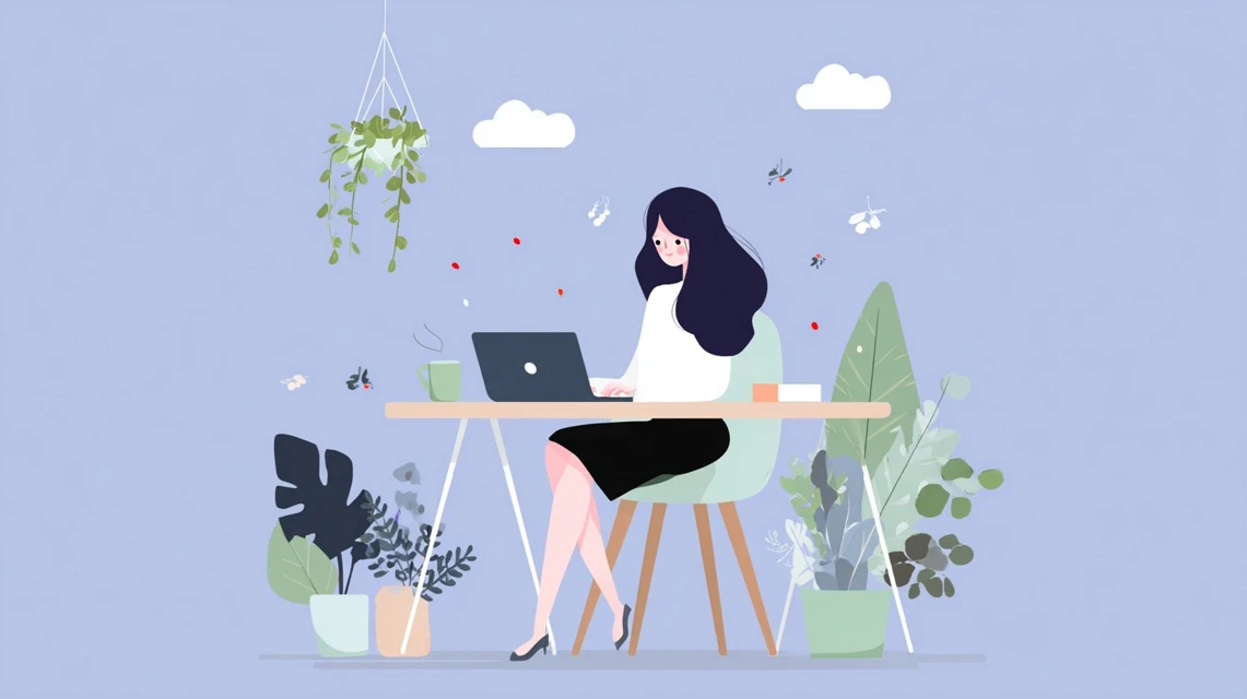 誕生日向けホテル選びを考える女性
