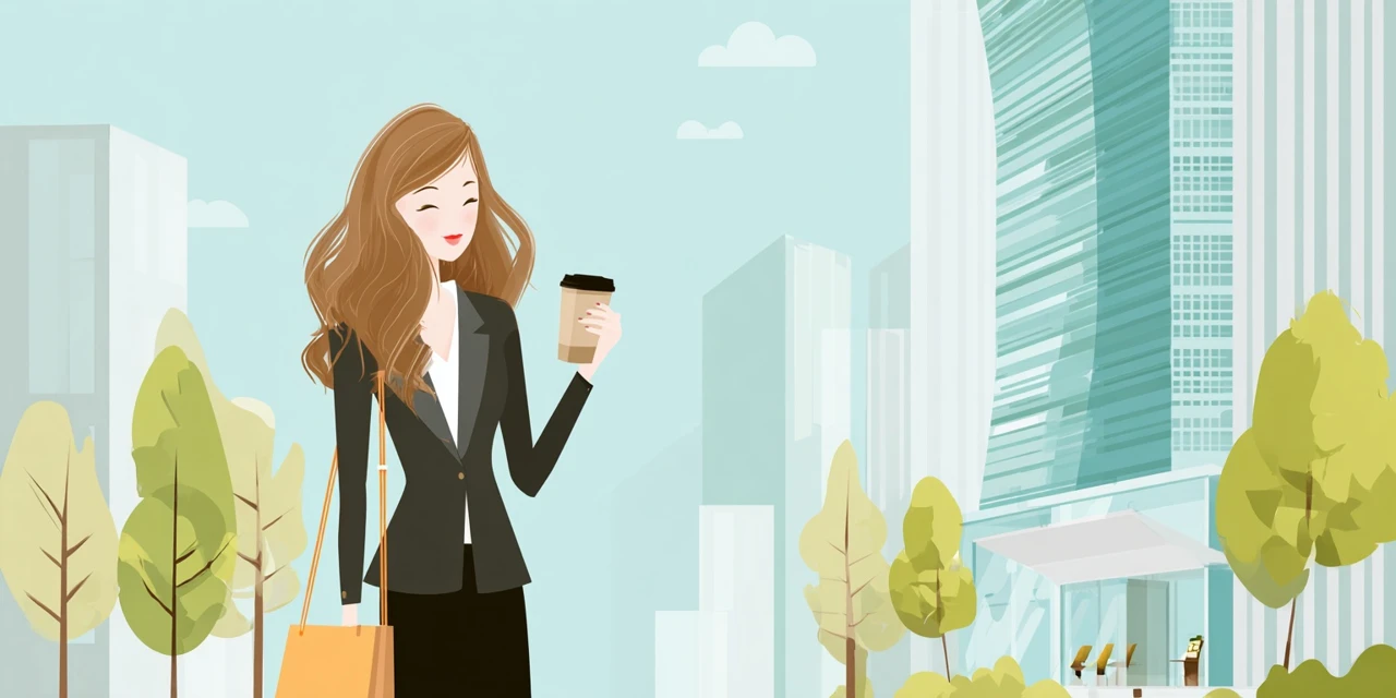 百観音温泉クーポン前に基本情報を確認する女性
