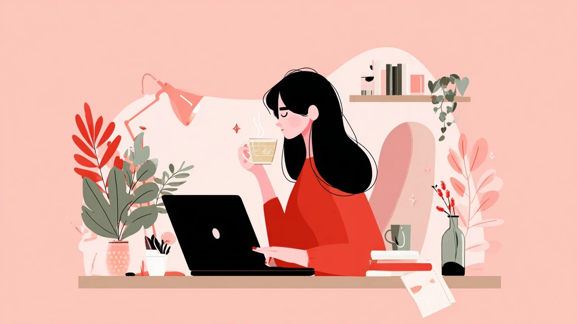 ペアネックレス選びで悩む女性
