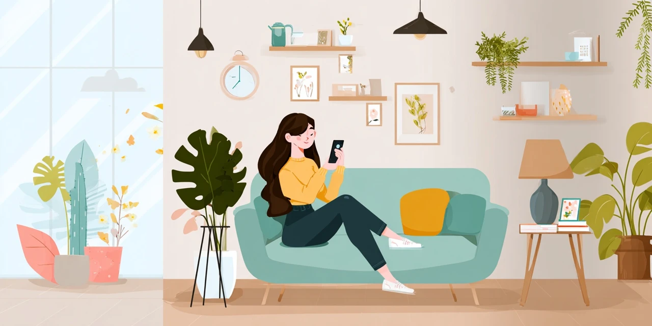 ゼビオクーポンが使えない原因を調べる女性
