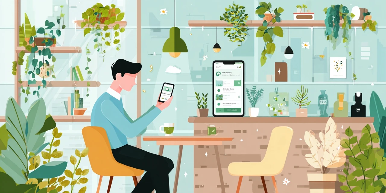 CP終了後も続くエクシモ特典内容を確認する日本人
