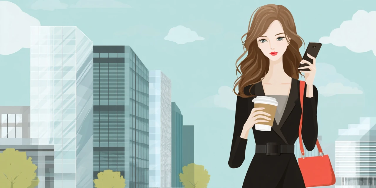 きんのぶたの優待割引を調べる女性
