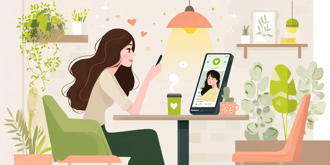 百観音温泉松竹亭の人気メニュー口コミを読む女性
