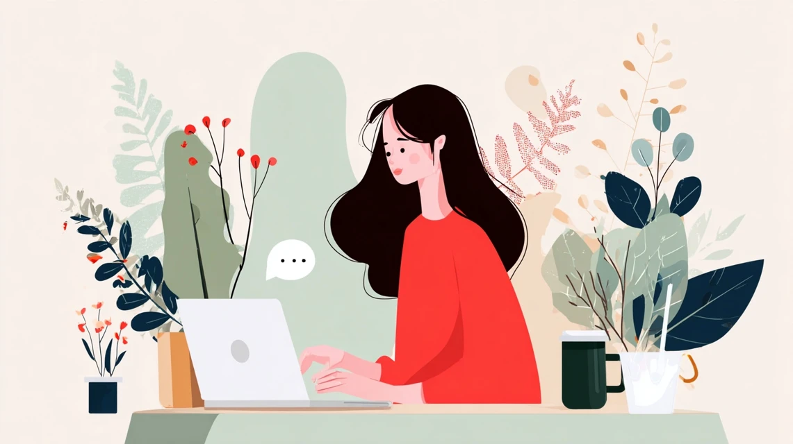 カーリースと買取を比較検討する女性
