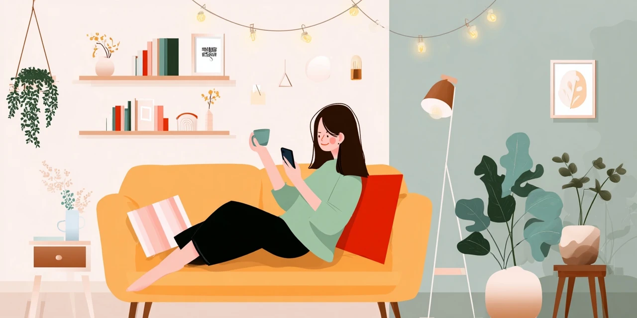 浜木綿ランチクーポン入手先の違いを比べる女性
