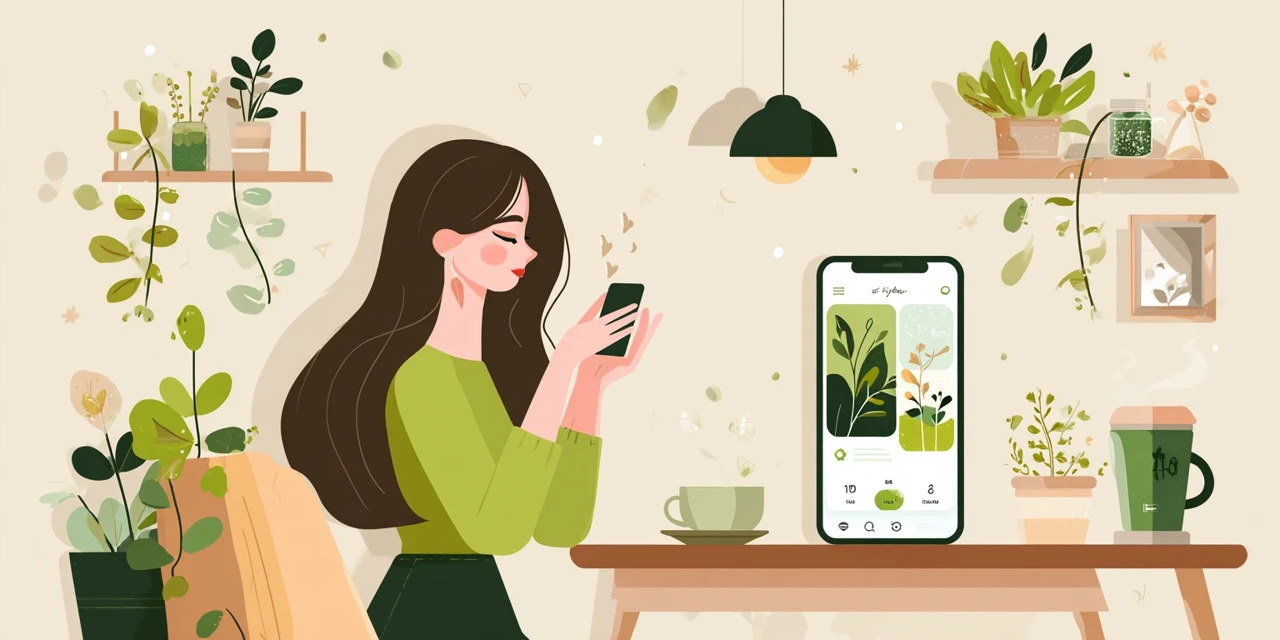 端末購入CPとポイント還元関係確認女性
