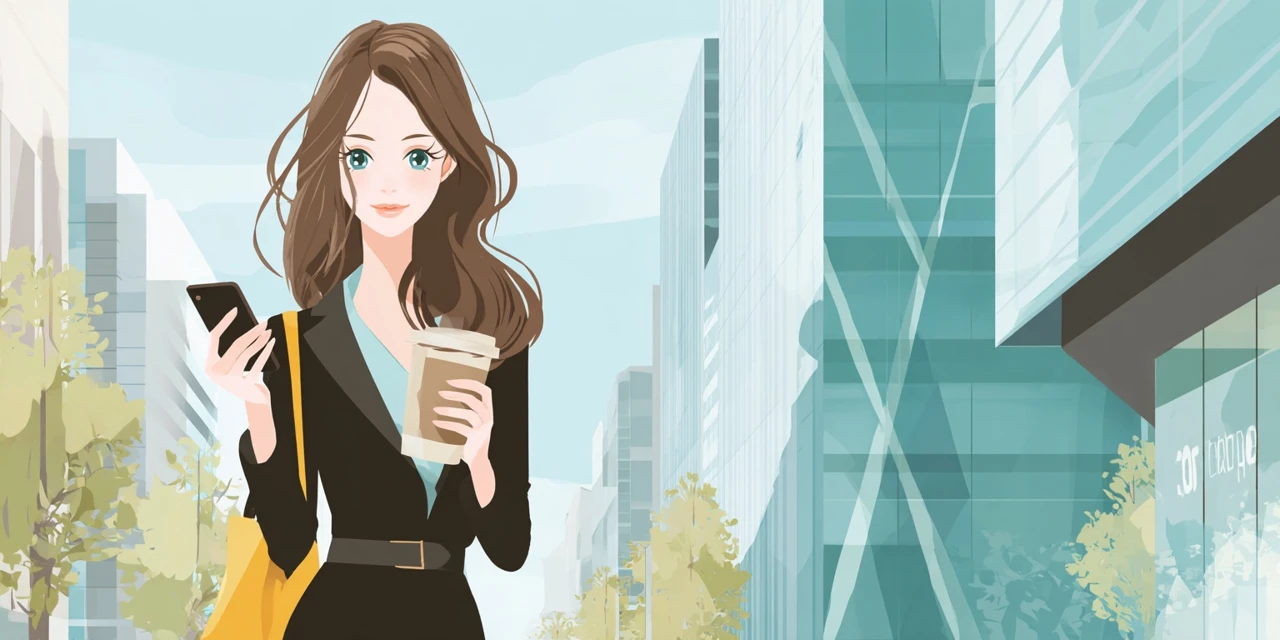 ピーチクーポン入手手順を確認する日本人
