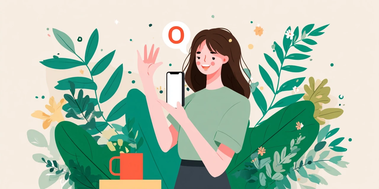 眼鏡市場クーポンコード入力を確認する日本人
