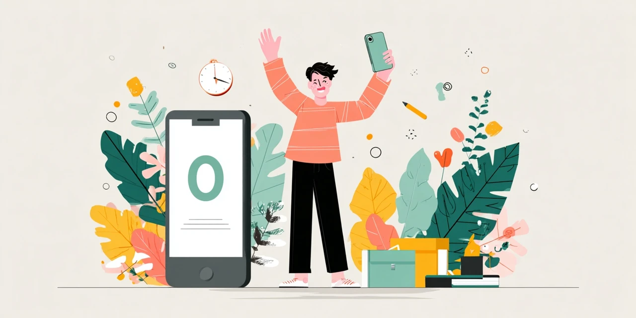 5000ポイント終了後のエクシモお得活用法を見る男性
