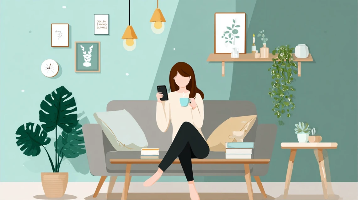 JAF割引の利用条件を確認する日本人
