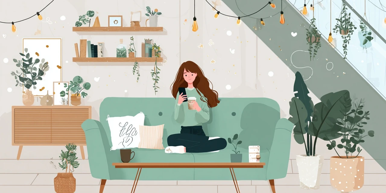 スパメッツァおおたかの森割引を確認する女性
