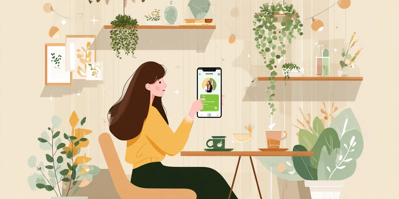 PayPay還元でピーチ代を節約する女性
