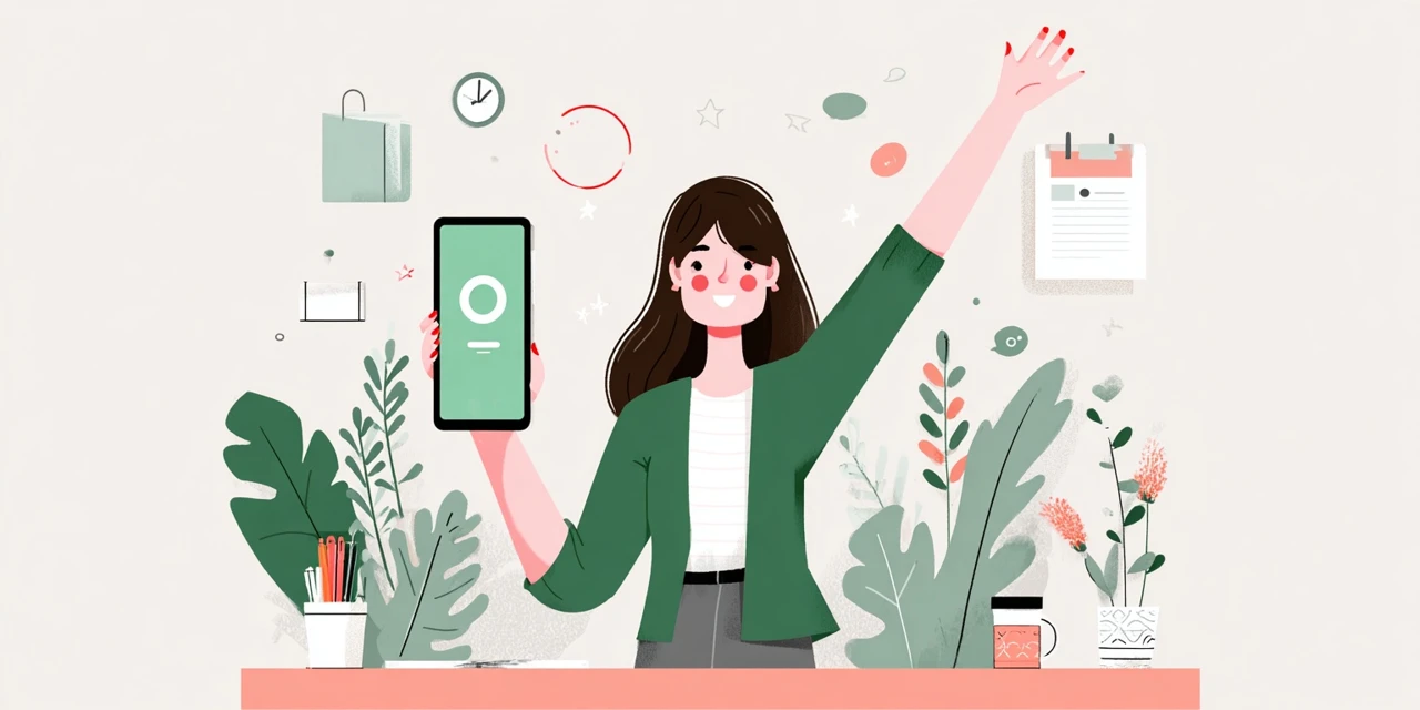 湯田ヨーグルト人気の理由を調べる女性
