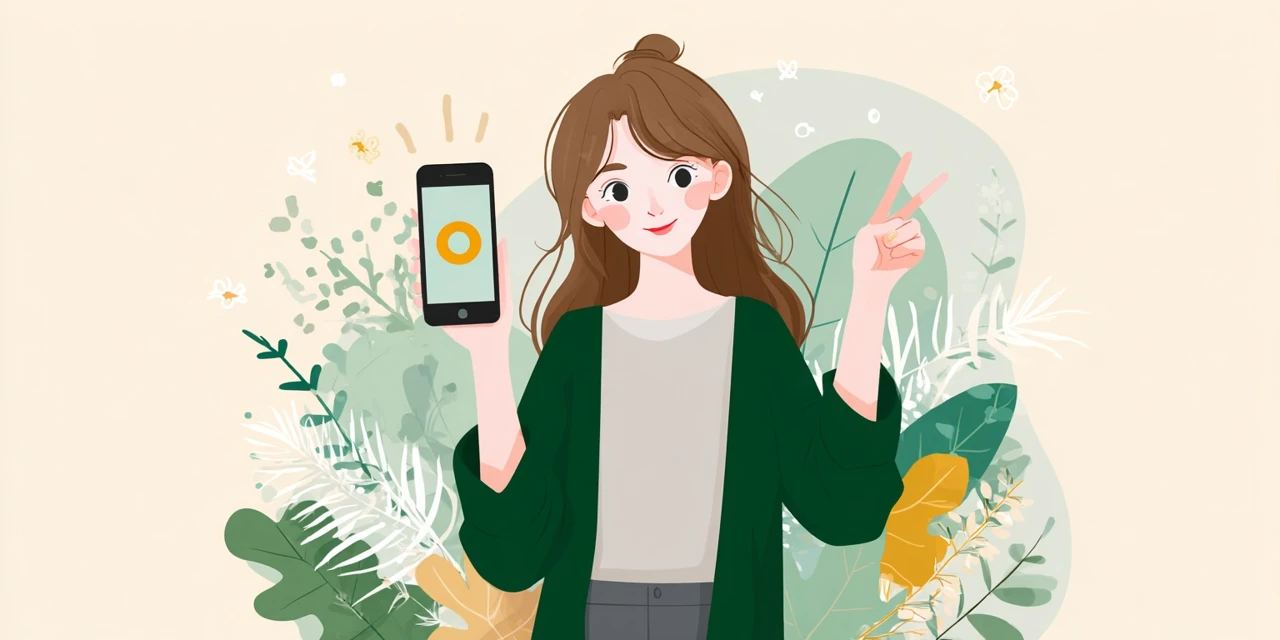 トンデミのクーポンコードを上手に活用してぴーすをする女性