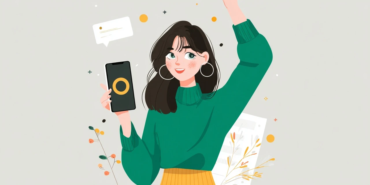 公式クーポン併用条件を調べる女性
