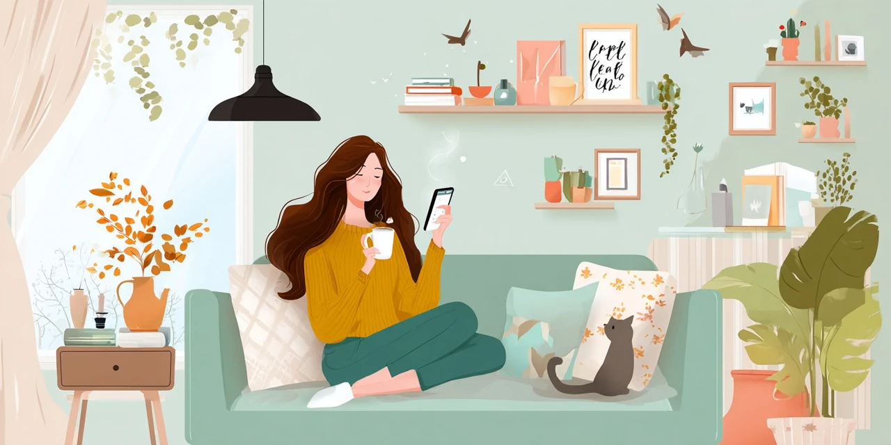 とんでんランチのコーヒーサービス内容を見る日本人
