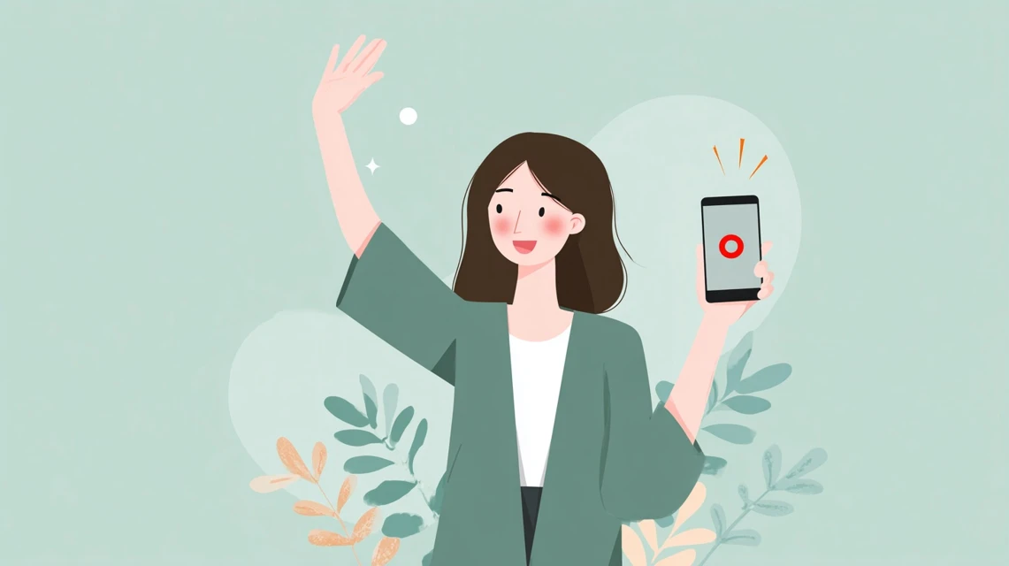 外部クーポンの条件を確認する日本人
