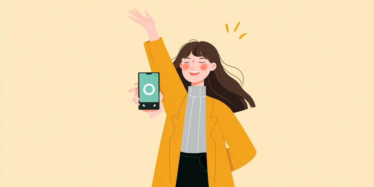 外部サービスで銀のさら割引を探す女性
