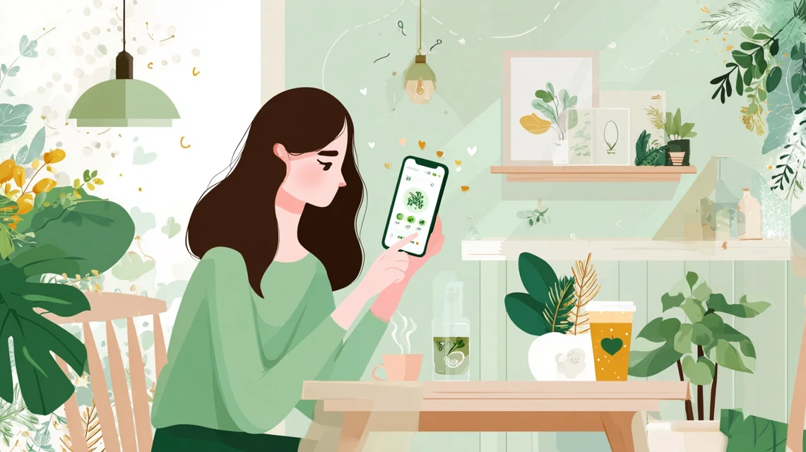 ベネクスの開催時期を確認する女性
