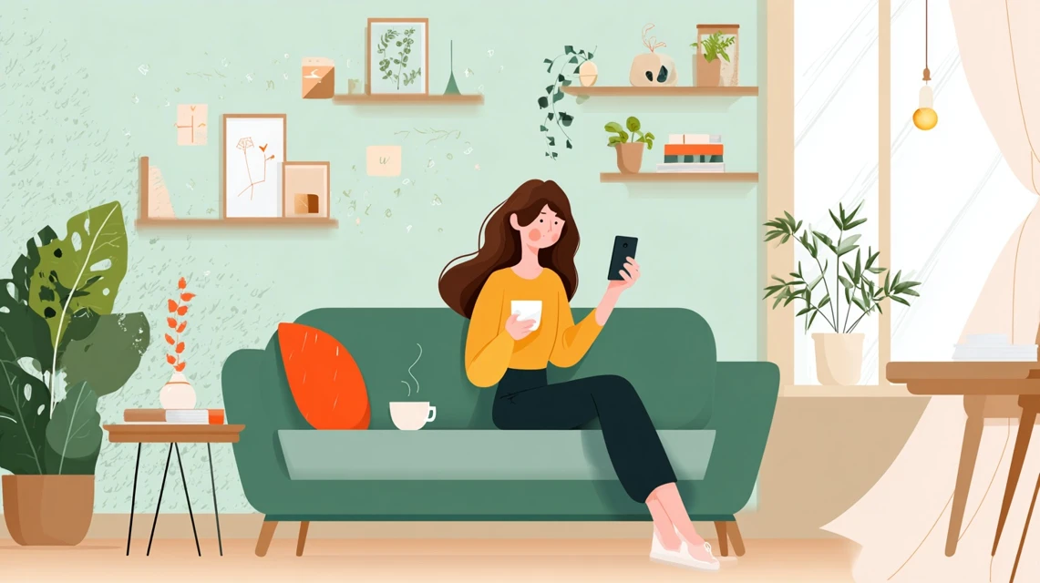 岡崎アウトレット,電車,クーポン特典を確認する日本人
