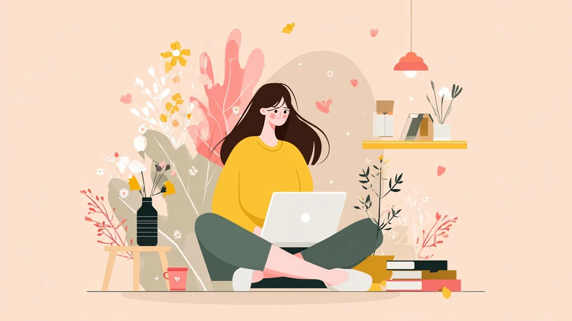 串家物語の会員登録方法を確認する日本人
