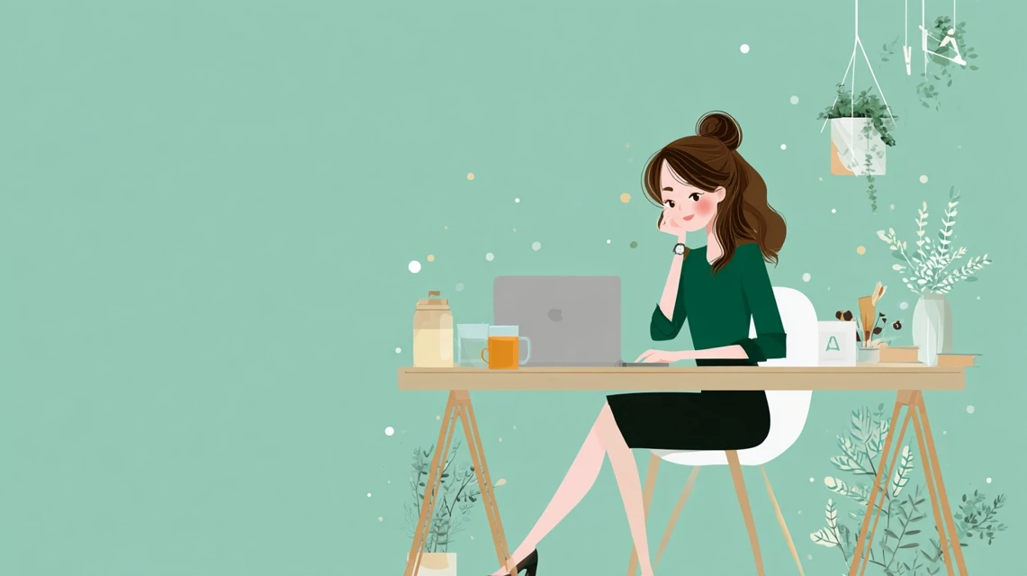 レジで無料クーポンを提示する女性
