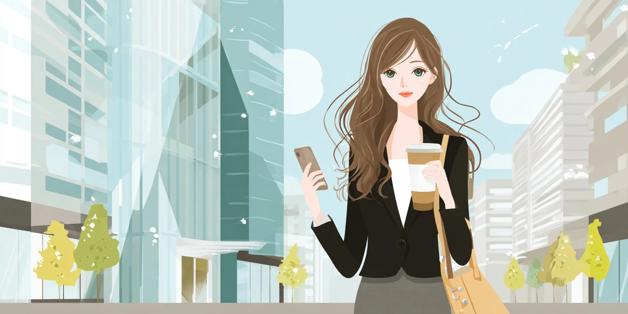 主要サイト別の最安価格一覧を比較する女性
