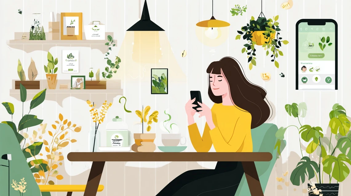 2025年入会特典の違いを確認する女性
