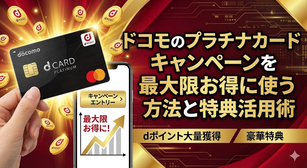 ドコモのプラチナカードキャンペーン情報のアイキャッチ画像