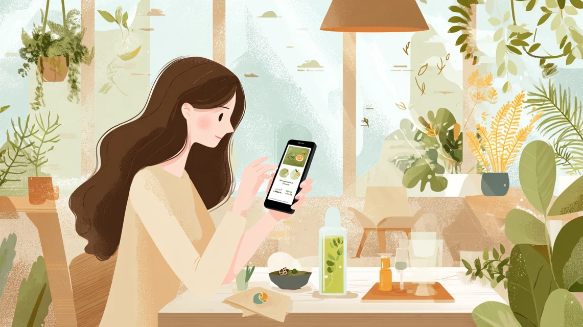 日本人が発行時期を確認する場面