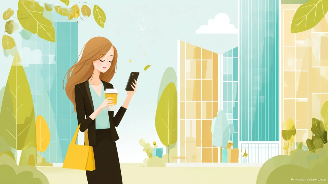 送料を減らす方法を確認する女性