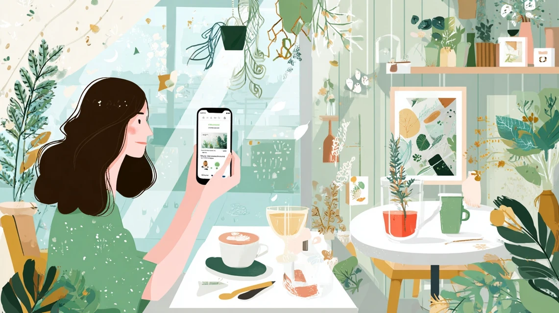 LINE情報をまとめて確認する場面