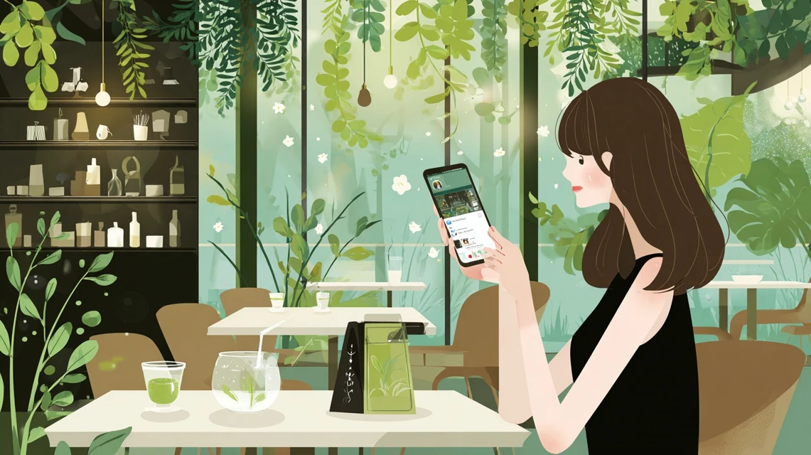 日本人が利用回数を確認する図